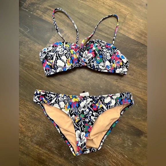 J. Crew Liberty Print Floral Bikini - Picture 1 of 6